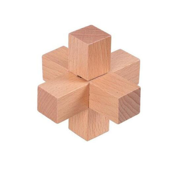 Casse-tête en bois Puzzle 1 pièce Casse-tête en bois Puzzle Cube 1