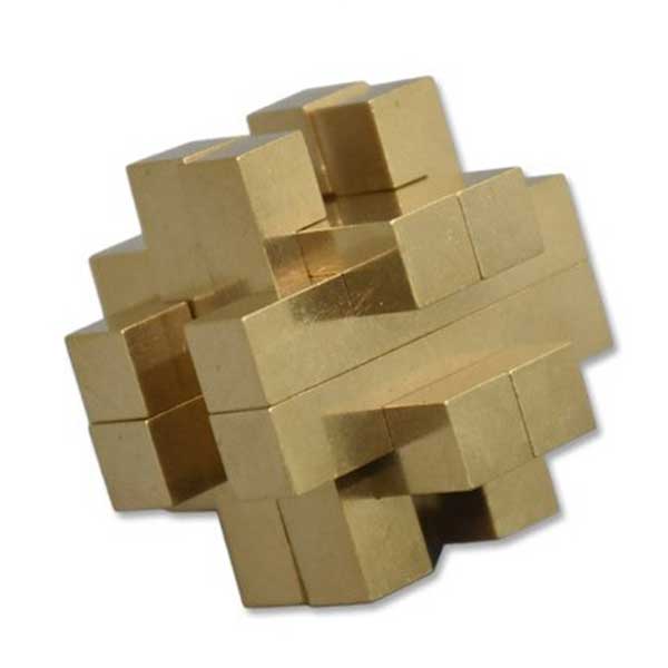 Casse tête cube bois 12 pièces